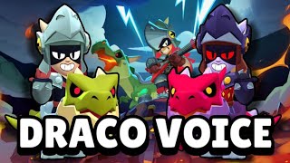 ALL DRACO VOICE brawlstars squadbusters [upl. by Shumway]