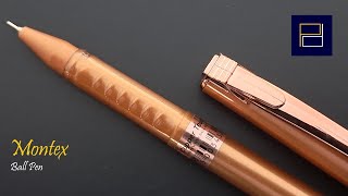 Montex Copper Touch Ball Pen an INR 10  723 [upl. by Alidus407]