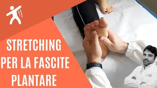 stretching per la fascite plantare [upl. by Adna]