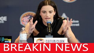 Caitlin Clarks humorous reaction to being pranked at the Fever Press Conference [upl. by Frendel]