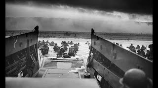 Original DDay footage US Troops storming the Beaches of Normandy [upl. by Dex]