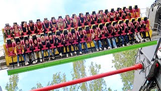 Top Spin Offride Video Parque de Atracciones de Madrid 2023 [upl. by Nyla492]