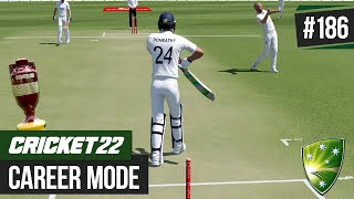 CRICKET 22  CAREER MODE 186  THE ASHES FINALE [upl. by Ophelia43]