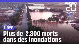 Les images des inondations en Libye [upl. by Riatsila]