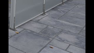 Restoring and Sealing Faded Black Limestone Paving using NCC Return to Black Stone Sealer [upl. by Assirram]