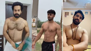 hairy handsome indian men 🥰 handsome man in the world  hairy muscle men  shirtless boys 😍 [upl. by Leugim]