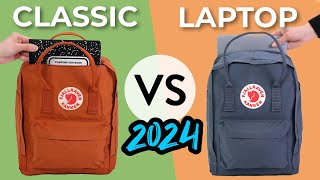 Kanken Classic vs Kanken Laptop Backpack 13quot 15quot 17quot [upl. by Assek]