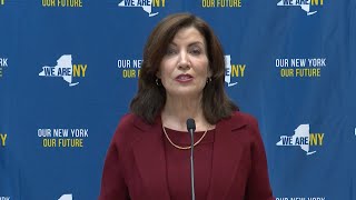 Governor Hochul Calls on New Yorks Congressional Delegation to Support Bipartisan Border Deal [upl. by Nede]