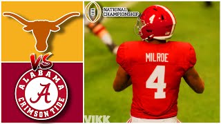 Texas vs Alabama National Championship Simulation College Football 25 [upl. by Maclay550]