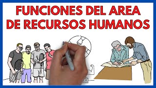 FUNCIONES del DEPARTAMENTO de RECURSOS HUMANOS 👦  Economía de la empresa 148 [upl. by Suraved]