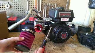 212cc Predator Mods Stage 1FAST and LOUD [upl. by Anitnauq]