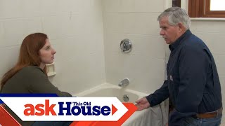 How to Caulk Around a Bathtub  Ask This Old House [upl. by Ykceb]