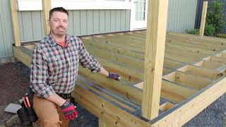 How to Build a 12x16 ft Deck with Trex amp Home Depot Part 1  DIY Decking [upl. by Appolonia451]