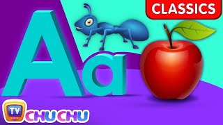 Phonics Song with TWO Words  A For Apple  ABC Alphabet Songs with Sounds for Children [upl. by Anifur]