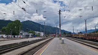 Einfahrt des SonderErlebniszug 14412 am 25052024 in Wörgl Hbf [upl. by Anua]