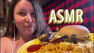 ASMR  Homemade Burgers amp Pineapple Sausage Jalapeño Poppers  Whispering [upl. by Aitercul]