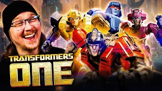 TRANSFORMERS ONE 2024 MOVIE REACTION  First Time Watching  Review [upl. by Kaz]