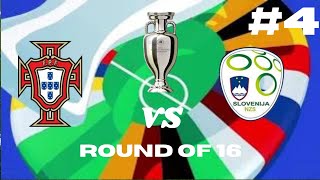 Portugal vs Slovenia EURO 24 Round of 16 Match 4 [upl. by Ahsinwad]