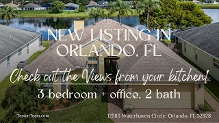 3 Bedroom  Office with Water Views In Waterford Lakes  12585 Waterhaven Circle Orlando FL 32828 [upl. by Yks290]