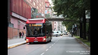 alla guida della MAN A23 CNG del trasporto svedese 2 [upl. by Ardine]