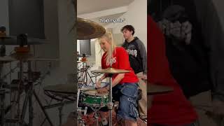 our drummer wasn’t too sure what to do at this band practice… newmusic altmusic [upl. by Damahom]