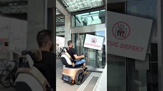 Stuck Without An Elevator No Problem The Scewo BRO‘s Got Your Back 👩‍🦼stairclimbingwheelchair [upl. by Eduino363]