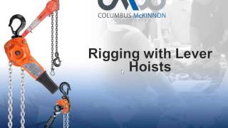 Safety Webinar Rigging with Lever Tools [upl. by Mellicent24]