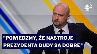 Jak prezydent Duda zareagował na wygraną Trumpa Szef BBN komentuje TVN24 [upl. by Olivier999]