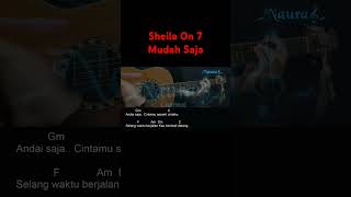 Sheila On 7  Mudah Saja Guitar Chords Lyrics shorts [upl. by Leno]