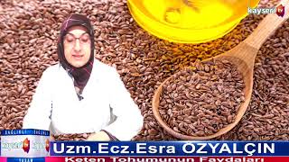 Keten Tohumunun Faydaları  Uzm Ecz Esra Özyalçın [upl. by Chuck]