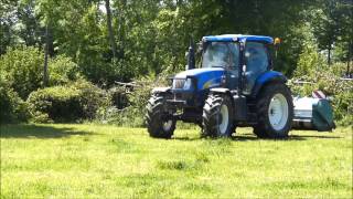 dring of weed with new holland t6030 [upl. by Denys]