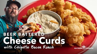 BeerBattered Smoked Fried Cheese Curds [upl. by Javier]