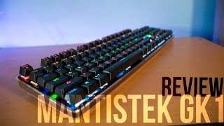 Review Teclado Mantistek GK1 Mecanico  Menos de 1000 pesos [upl. by Fanestil]