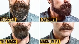 8 Facial Hair Styles on One Face From Full Beard to Clean Shaven  GQ [upl. by Gerald]