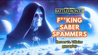 Fking saber spammers  Star Wars Battlefront 2  HvV gameplay [upl. by Shutz]