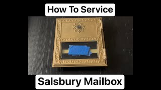 How to Change Lock on Salsbury Mailboxes [upl. by Herahab]