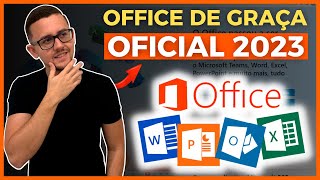 COMO OBTER O PACOTE OFFICE OFICIAL E DE GRAÇA 2023  Word Excel PowerPoint PTBR [upl. by Eeleimaj]