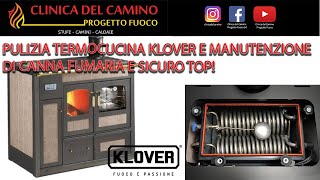 Termocucina Klover a LEGNA pulizia straordinaria e sostituzione long life dal sicuro top [upl. by Atterbury]