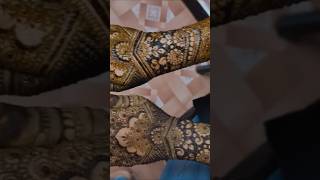 Latest Bridal Full Hand Mehndi designs  unique mehndi for bridal bridal heenamehndiviralshorts [upl. by Schultz229]