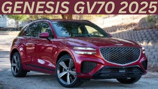 Genesis Gv70 2025 ReviewInteriorExteriorFirst LookFeaturesPriceAj Car Point 2024 [upl. by Fancie917]