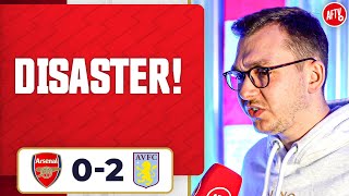 That Was A Disaster James  Arsenal 02 Aston Villa [upl. by Animrelliug]