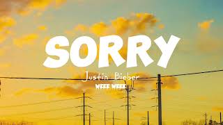 Justin Bieber  Sorry Lyrics [upl. by Ojyram275]