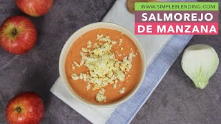 SALMOREJO DE MANZANA  Cómo hacer salmorejo diferente  Receta de salmorejo sin pan [upl. by Tellford]