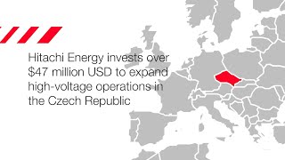 Hitachi Energy High Voltage Products factory expansion in Czech Republic [upl. by Balsam]