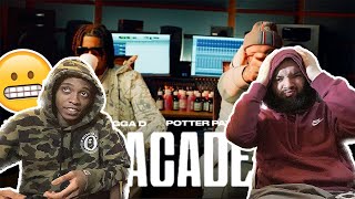 AMERICANS REACT TO DIGGA D FT POTTERPAYPERTV  FACADE OFFICIAL VIDEO [upl. by Fleece]