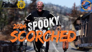 Trick or Treating amp Hunting Spooky Scorched in Fallout 76 wYeahbear [upl. by Herwig]