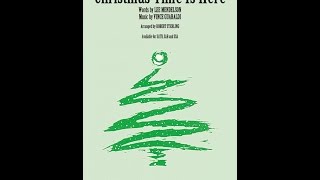 CHRISTMAS TIME IS HERE SATB Choir  arr Robert Sterling [upl. by Eatnuahc]