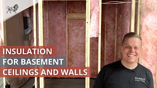 Best Insulation for Basement Ceiling and Walls [upl. by Oeflein]