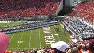 Virginia Tech Football Team Intro [upl. by Haidabej414]