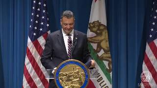 California Secretary of State Alex Padilla Swearing In Full Remarks [upl. by Nakeber]